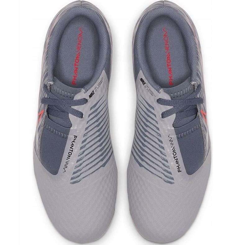 Chuteiras Nike Phanton Venom Academy Fg Jr AO0362 008 multicolorido cinza 1