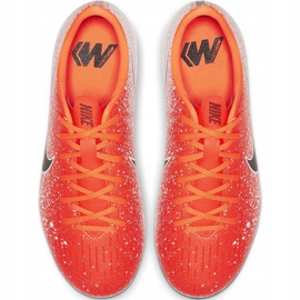 Chuteiras Nike Mercurial Vapor 12 Academy Mg Jr AH7347 801 multicolorido vermelho 1