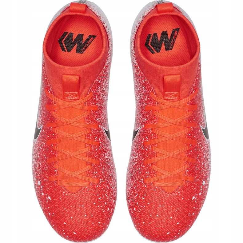 Chuteiras Nike Mercurial Superfly 6 Academy Mg Jr AH7337 801 multicolorido vermelho 1
