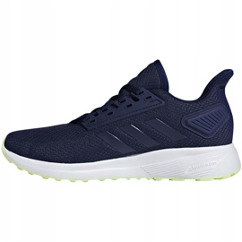 Tênis de corrida feminino adidas Duramo 9 azul marinho F34666 1