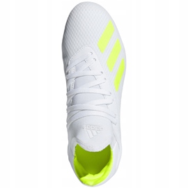 Chuteiras Adidas X 18.3 Fg Jr BB9372 multicolorido branco 1