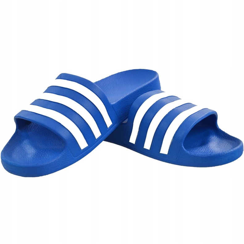 Chinelos Adidas Adilette Aqua blue F35541 azul marinho azul 1