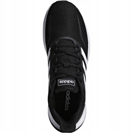 Tênis de corrida masculino Adidas Runfalcon preto e branco F36199 1