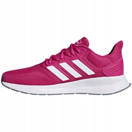 Tênis de corrida feminino adidas Runfalcon rosa F36219 1