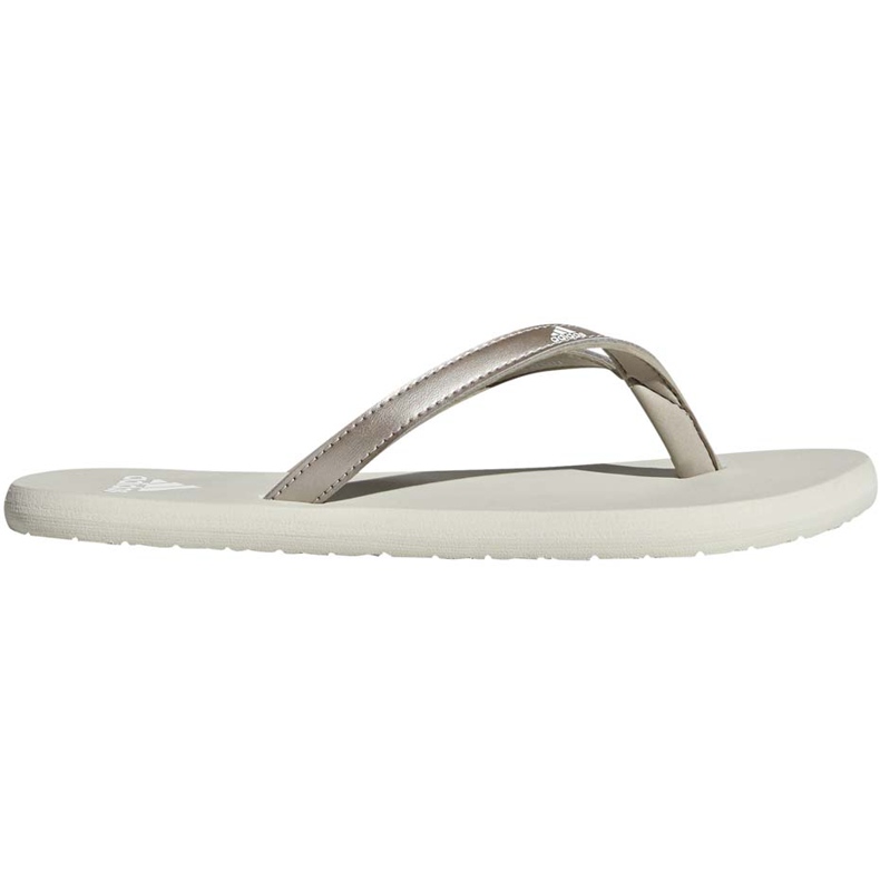 Chinelos Eezay flip Flop brancos F35034 femininos da Adidas cinza 2