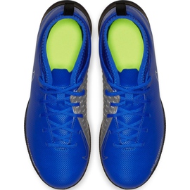 Chuteiras Nike Phantom Vsn Club Df Tf Jr AO3294 400 multicolorido azul 1