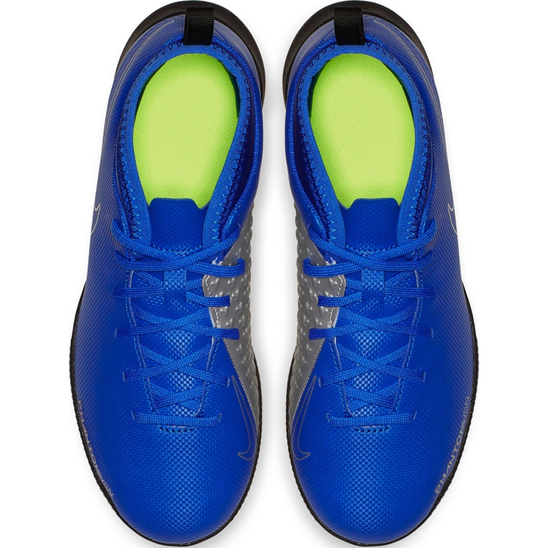 Chuteiras Nike Phantom Vsn Club Df Tf Jr AO3294 400 multicolorido azul 1
