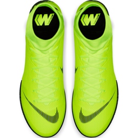 Chuteiras Nike Mercurial Superfly 6 Academy Ic AH7369 701 multicolorido amarelo 1