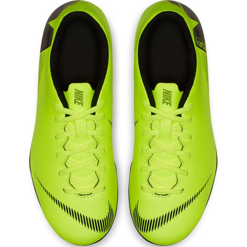 Chuteira Nike Mercurial Vapor 12 Club Mg Jr AH7350 701 multicolorido verde 1