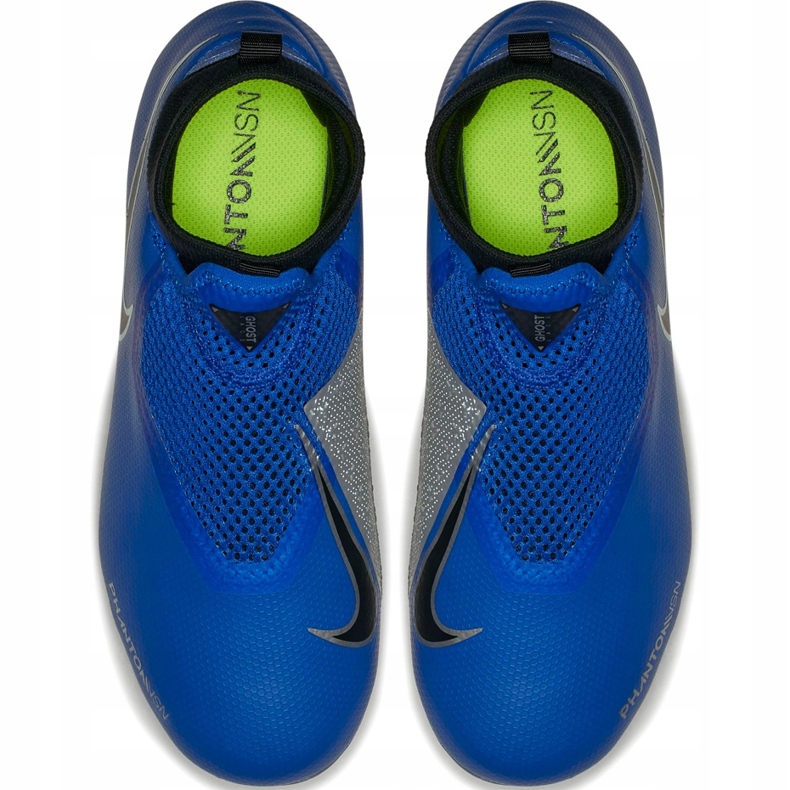 Chuteiras Nike Phantom Vsn Academy Df FG / MG Jr AO3287 400 azul 1