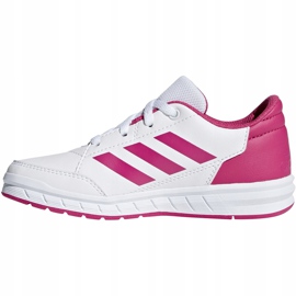 Sapatos infantis Adidas AltaSport K branco e rosa D96870 1
