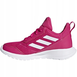 Sapatos infantis Adidas AltaRun K rosa CM8565 1