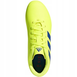 Chuteiras adidas Nemeziz 18.4 FxG Jr amarelo azul CM8509 multicolorido 1