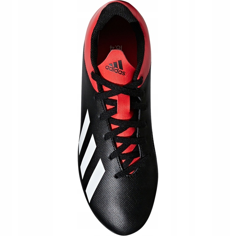 Chuteiras Adidas X 18.4 FxG Jr BB9378 preto preto 1