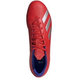Chuteiras Adidas X 18.4 Fg vermelhas BB9376 multicolorido vermelho 1