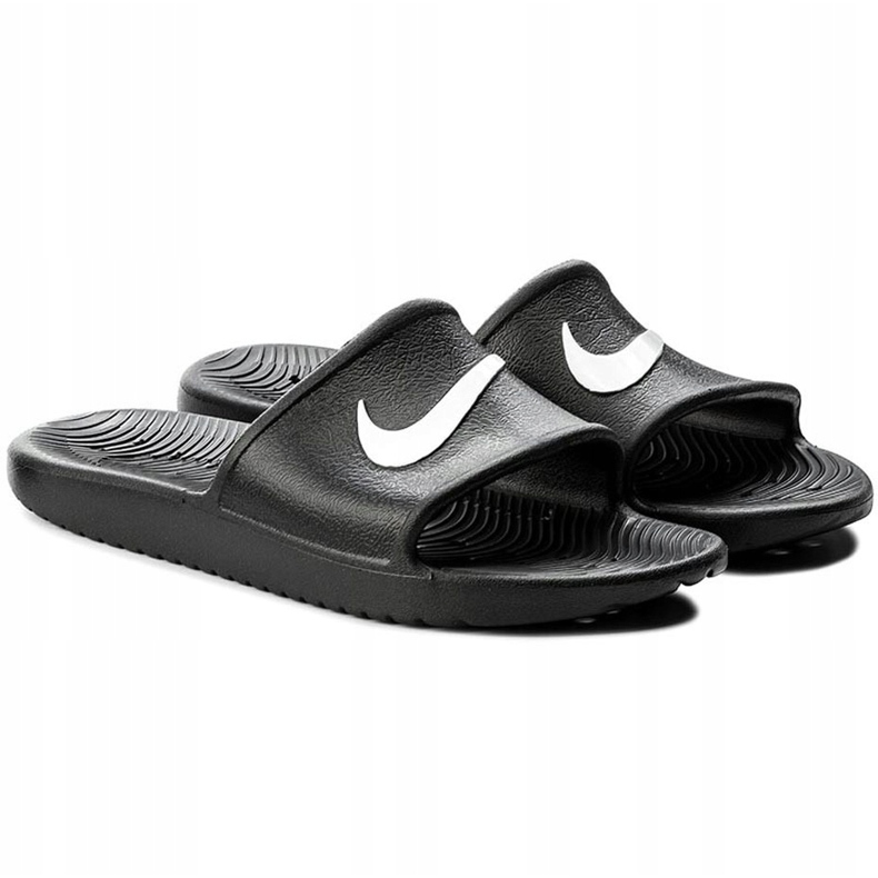 Chinelos femininos Nike Kawa Shower 832655 001 preto 1