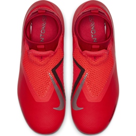 Chuteira Nike Phantom Vsn Academy Df FG / MG Jr AO3287 600 vermelho vermelho 1