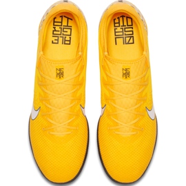 Chuteiras Nike Mercurial Vapor 12 Pro Neymar Ic AO4496 710 multicolorido amarelo 1