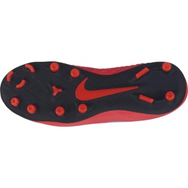 Chuteiras Nike Phantom Vsn Club Df Fg Mg Jr AO3288 600 multicolorido vermelho 1