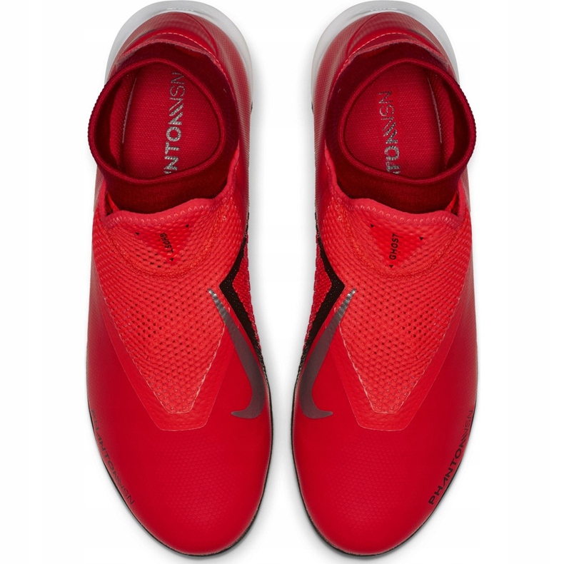 Chuteira Nike Phantom Vsn Academy Df Ic AO3267 600 de futebol multicolorido vermelho 1