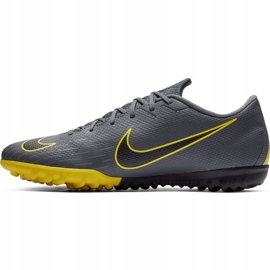 Chuteiras Nike Mercurial Vapor X 12 Academy Tf AH7384 070 preto cinza 1