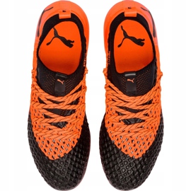 Chuteiras Puma Future 2.2 Netfit Fg Ag 104830 02 laranja 1