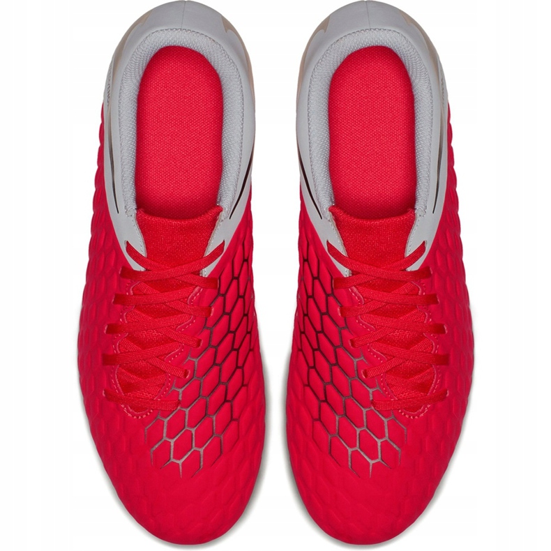 Chuteira Nike Hypervenom Phantom 3 Club Fg Jr AJ4146 600 multicolorido vermelho 1
