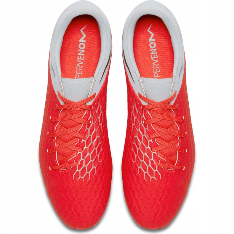 Chuteira Nike Hypervenom 3 Academy Fg AJ4120 600 vermelho 1