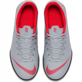 Chuteiras Nike Mercurial Vapor X 12 Club Tf Jr AH7355 060 multicolorido cinza 1