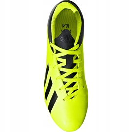 Chuteiras Adidas X 18.4 FxG Jr DB2420 amarelo amarelo 1