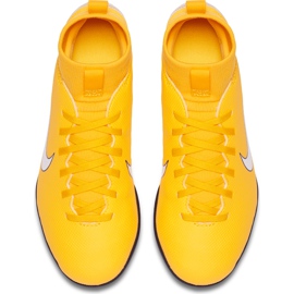 Chuteiras Nike Mercurial Superfly X 6 Club Neymar Tf Jr AO2894 710 multicolorido amarelo 1