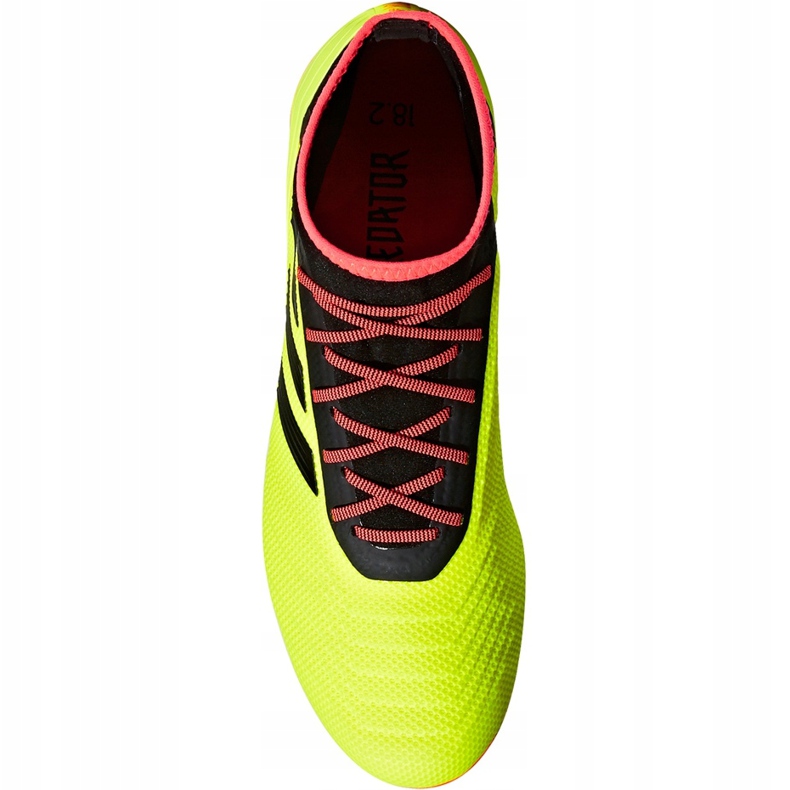 Chuteiras Adidas Predator 18.2 Fg DB1997 multicolorido amarelo 1