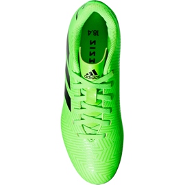 Chuteiras Adidas Nemeziz Messi 18.4 FxG Jr DB2371 verde 1