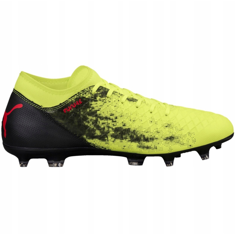 Chuteiras Puma Future 18.4 Fg Ag amarelo-pretas 104344 01 1