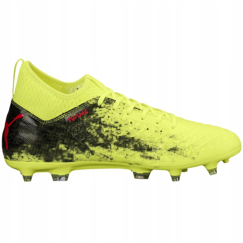 Chuteiras Puma Future 18.3 Fg Ag Fizzy amarelo-preto 104328 01 verde verde 1