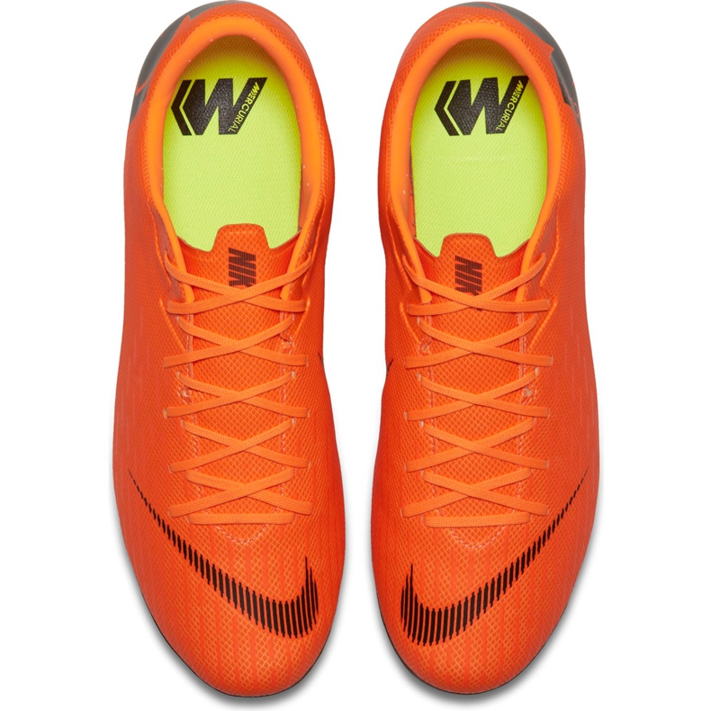 Chuteira Nike Mercurial Vapor 12 Academy Mg AH7375 810 multicolorido laranja 1