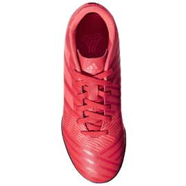 Chuteiras Adidas Nemeziz Tango 17.4 Tf Jr CP9215 multicolorido vermelho 1