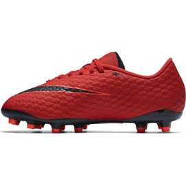 Chuteiras Nike Hypervenom X Phelon Iii Fg Jr 852595 616 vermelho 1