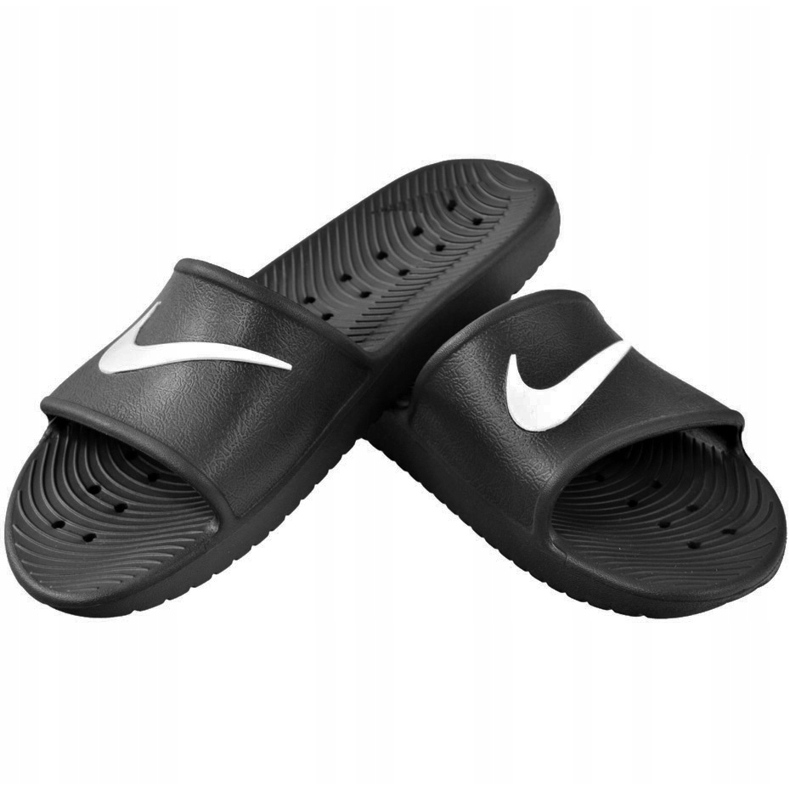 Chinelos masculinos Nike Kawa Shower 832528 001 preto 1