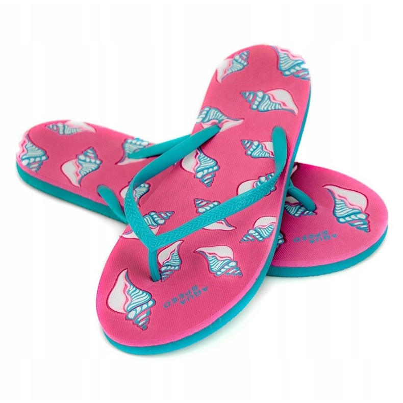 Chinelos Aqua-Speed ​​Napoli rosa azul 03 1