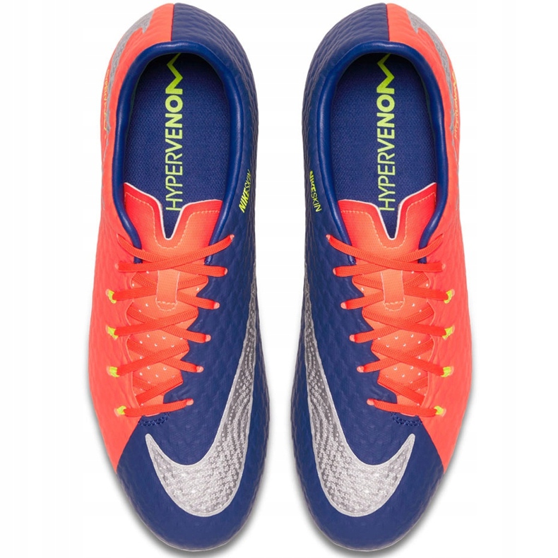 Chuteiras Nike Hypervenom Phelon Iii Fg 852556 409 preto, roxo, laranja laranja 1