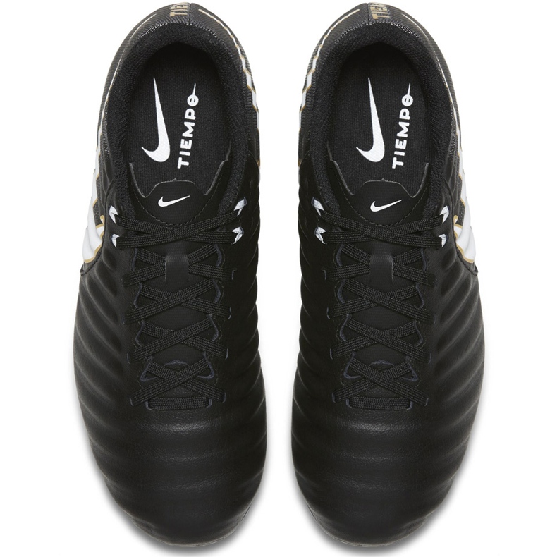Chuteiras Nike Tiempo Ligera Iv Fg Jr 897725 002 preto preto 1