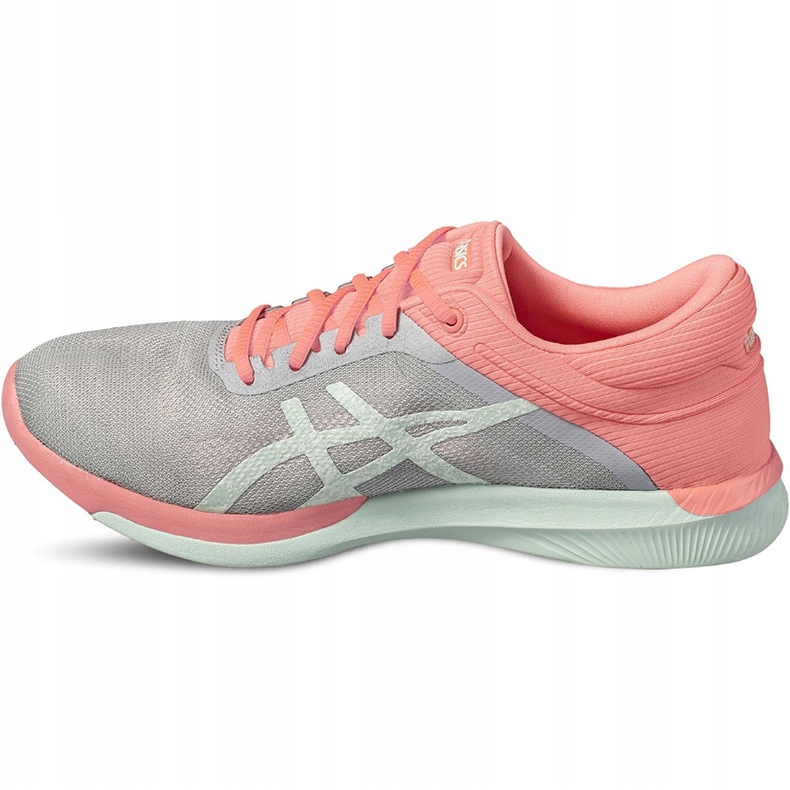 Tênis feminino Asics Fuze X Rush T768N-9687 rosa cinza 1