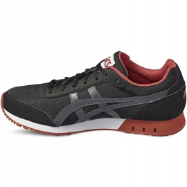 Sapatos masculinos Asics Curreo HN537-9095 preto vermelho 1