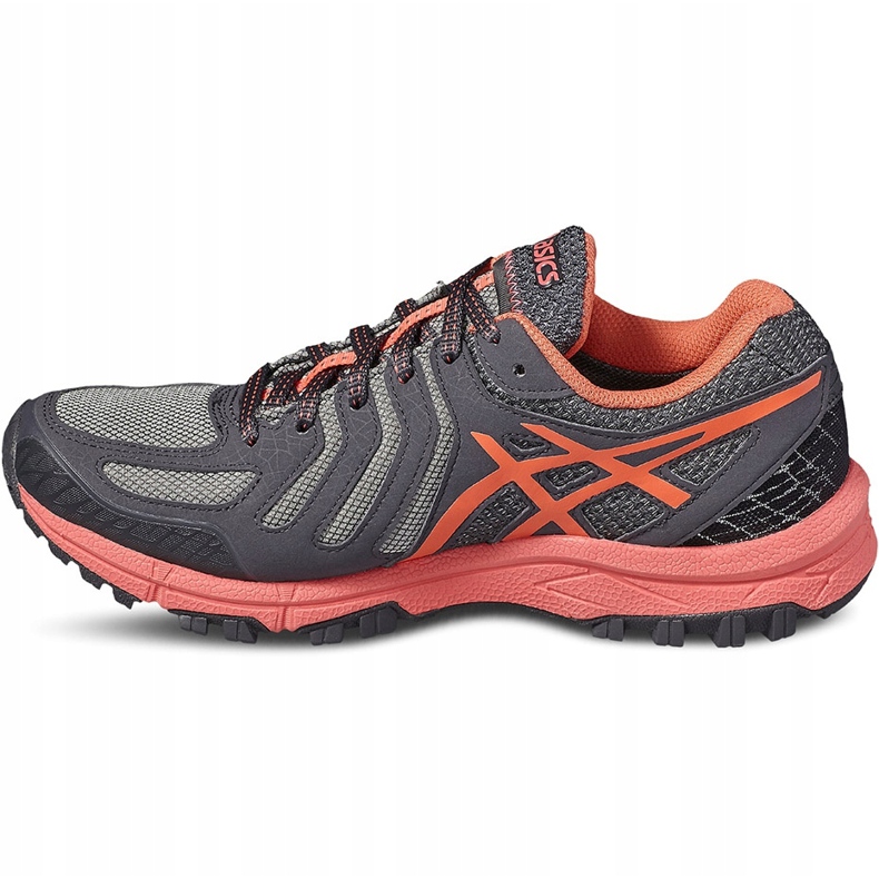 Tênis de corrida feminino Asics Gl Fuji Attack 5GTX T681N-9520 cinza 1