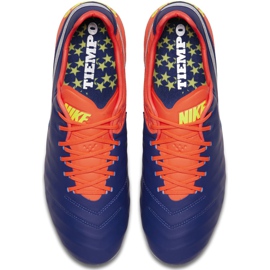 Chuteiras Nike Tiempo Legend Vi Fg 819177 409 azul marinho 1