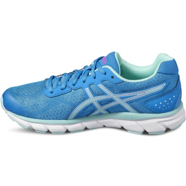 Tênis de corrida feminino Asics Gel Impression 9 T6F6N-4367 azul verde 1