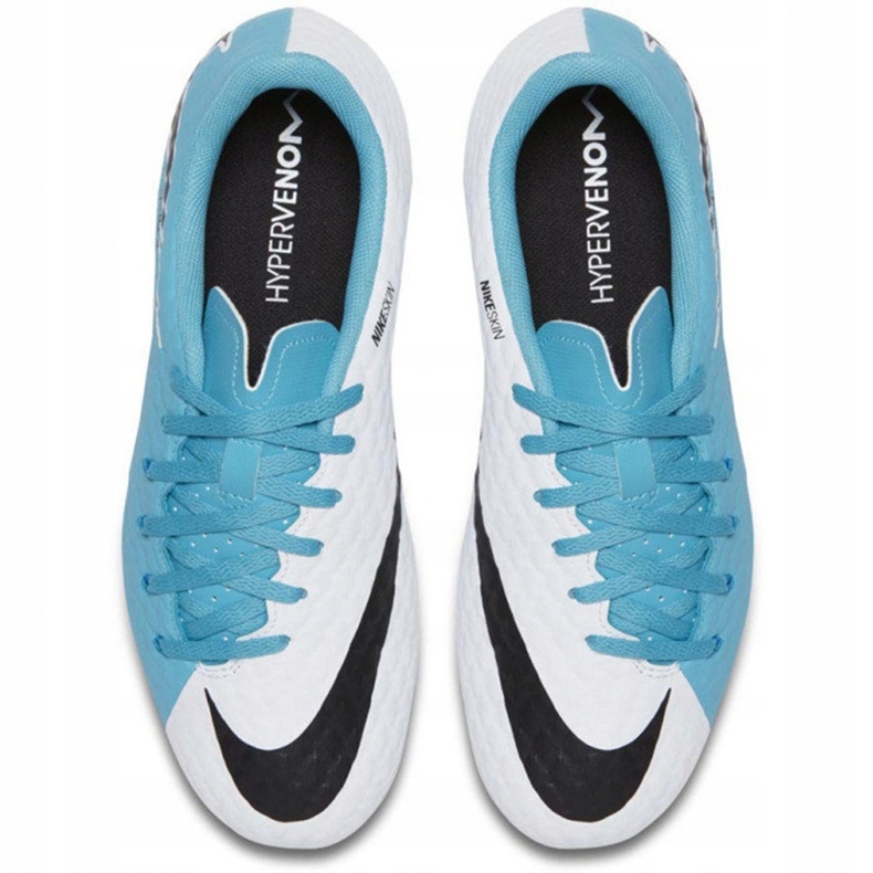 Chuteiras Nike Hypervenom Phelon Iii Fg Jr 852595 104 multicolorido azul 1