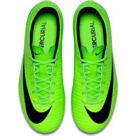 Chuteiras Nike Mercurial Victory Vi Fg Jr 831945 303 verde verde 1