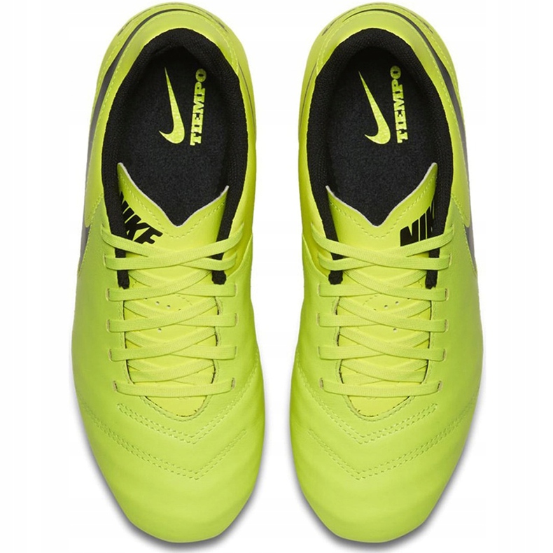 Chuteiras Nike Tiempo Legend Vi Fg Jr 819186 707 amarelo 1